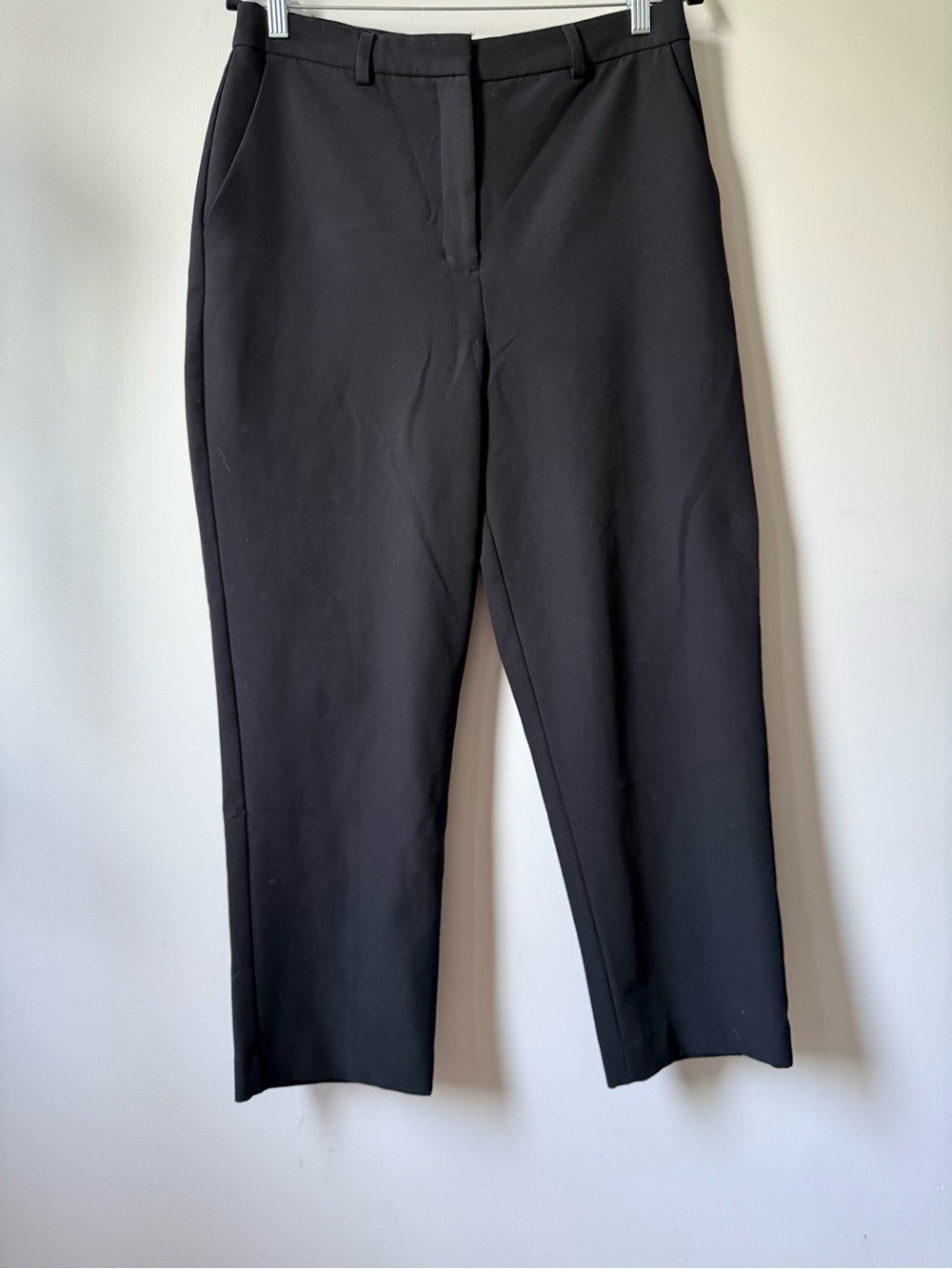 Express Straight-Leg Black Dress Pants